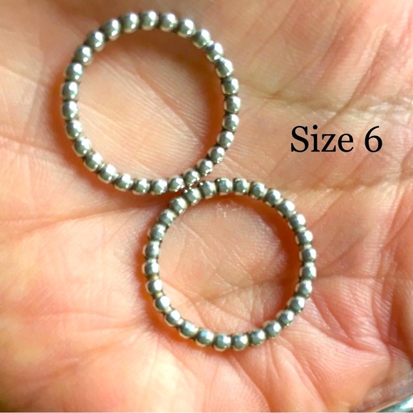 Pandora Silver Stackable Rings - Picture 2 of 3
